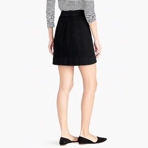 J. Crew Skirts - J. Crew button front black denim mini skirt J. Crew Skirts - J. Crew button front black denim mini skirt